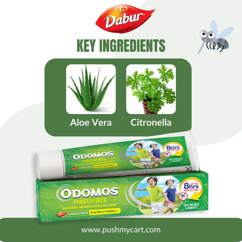 Dabur Odomos Naturals Mosquito Repellent Cream